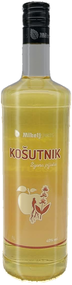Steklenica Košutnik – Žgana pijača s košutnikom