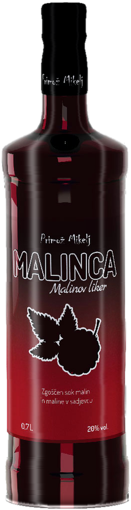 Steklenica Malinca – Malinov liker