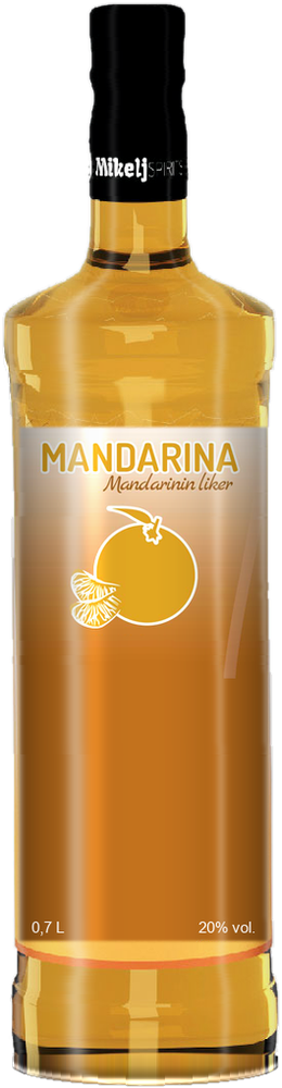 Steklenica Mandarina – Mandarinin liker