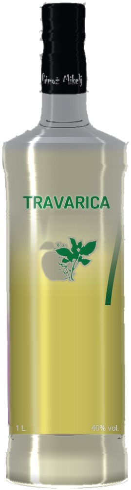 Steklenica Travarica – Zeliščno žganje